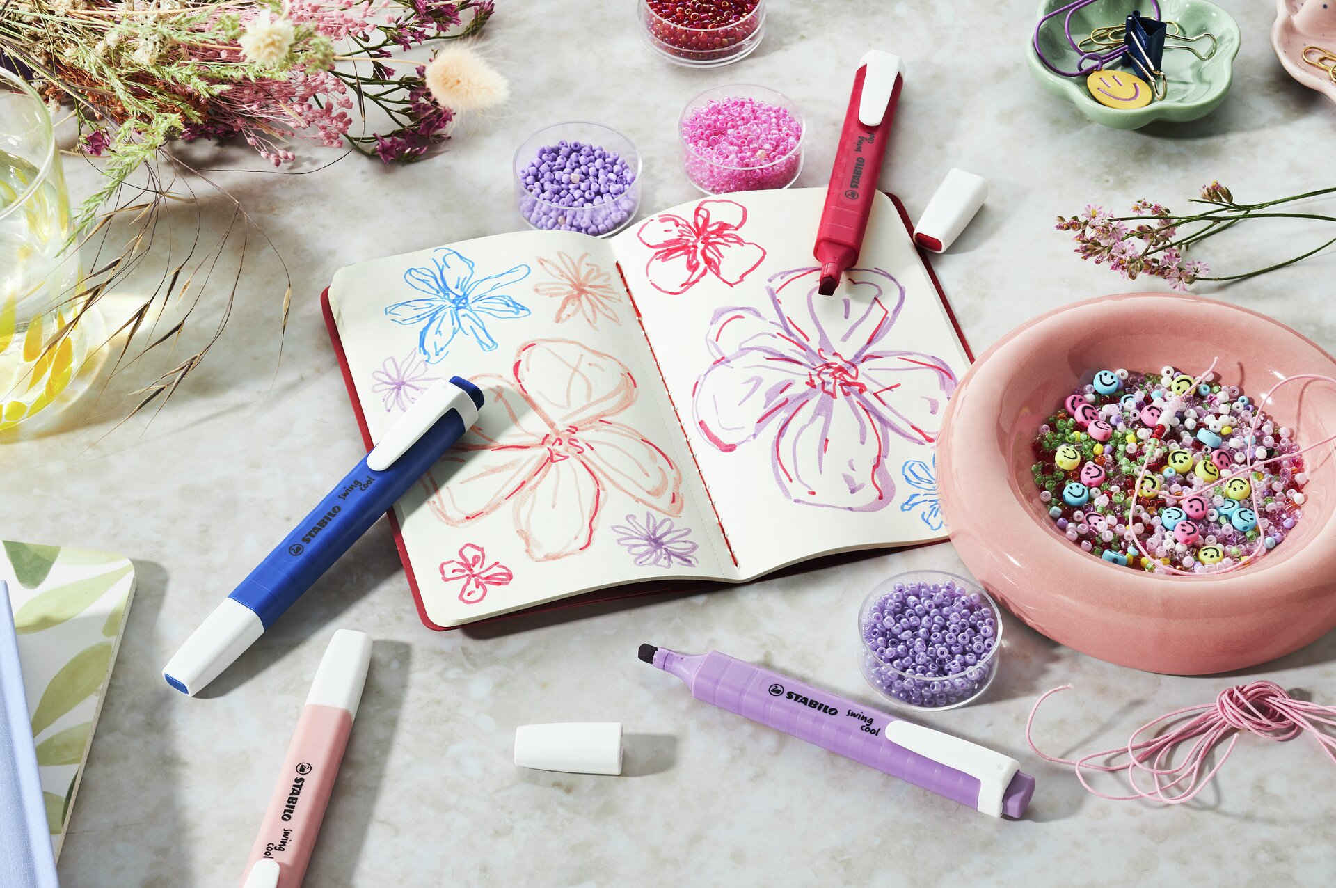 Highlighter STABILO swing cool NatureCOLORS Wildflower